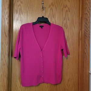 Talbots Pink Kelly Cardigan